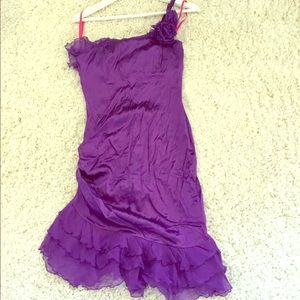 COPY - Betsey Johnson Purple Asymmetrical Dress